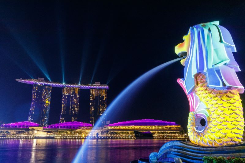 Destinasi wisata Singapura.
