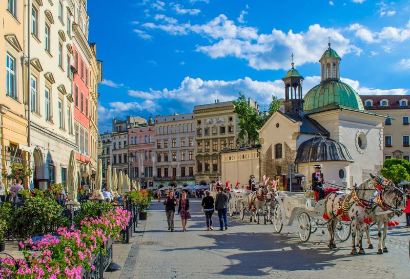 Pesona Kota Tua Krakow di Polandia.