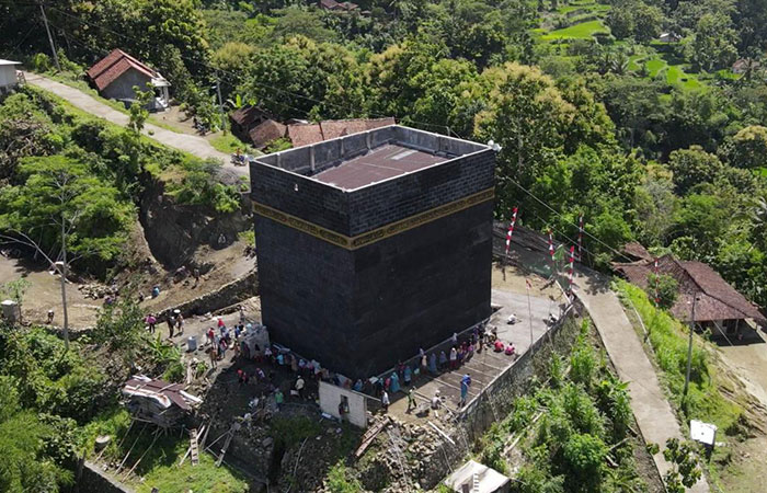 INI LHO: Penampakan masjid dengan konsep miniatur Ka