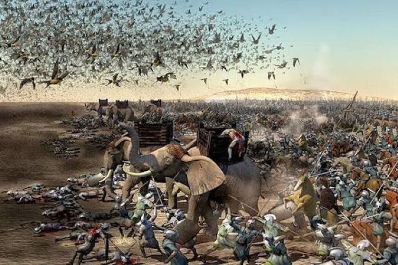 Ilustrasi kisah tahun gajah.