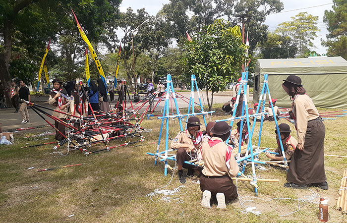 FOKUS: Sejumlah siswa sekolah menengah pertama di DIJ saat mengikuti Festival Pramuka Jogja (FPJ) beberapa waktu lalu.