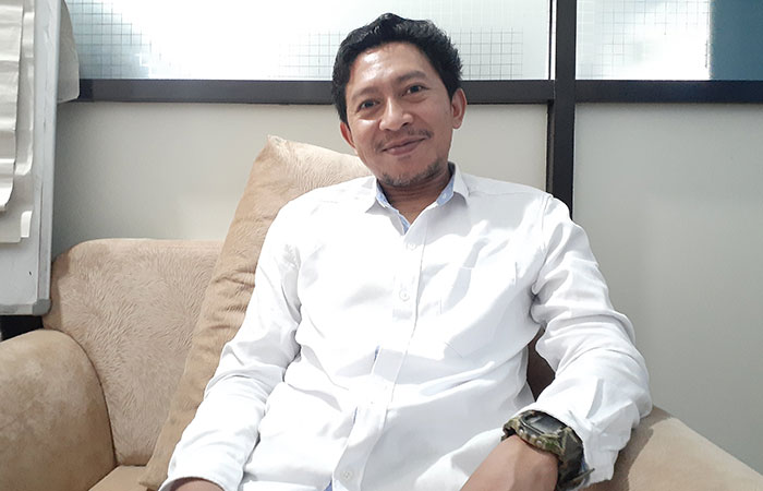 Ketua Divisi Sosialisasi Partisipasi Masyarakat dan SDM KPU Sleman Huda Al Amna.