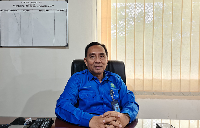 Direktur PDAM Kota Magelang Bambang Pulunggono.NAILA NIHAYAH/RADAR JOGJA