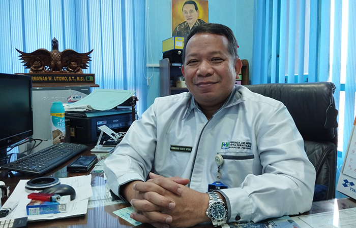 Direktur PDAM Purworejo Hermawan Wahyu Utomo