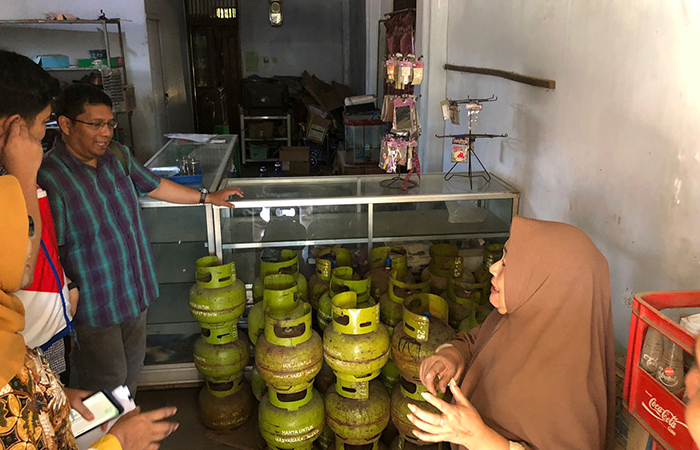 SIDAK : Jajaran Pemkab Kebumen bersama instansi terkait melakukan inspeksi lapangan menyikapi kelangkaan gas LPG 3 kilogram.