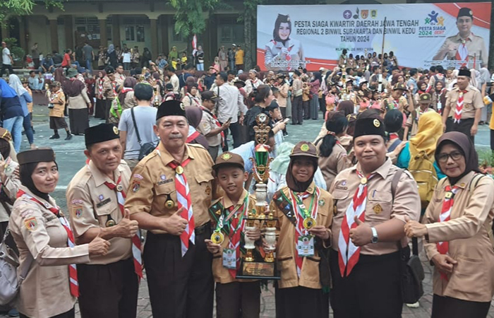 Kontingen Purworejo berhasil memboyong tiga medali emas dalam ajang Pesta Siaga dan ESA Tingkat Jateng 2024 pada Minggu (26/5).