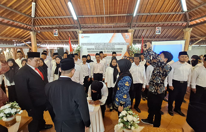 Suasana pelantikan dan pembekalan PKD di Kabupaten Purworejo pada Sabtu (1/6).