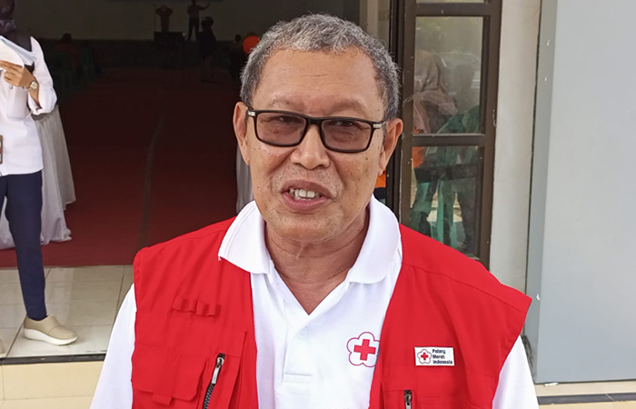 Ketua PMI Kebumen Sabar Irianto. (M Hafied/Radar Jogja)