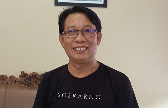Ketua DPC PDI Perjuangan Kebumen Saiful Hadi. (M Hafied/Radar Jogja)