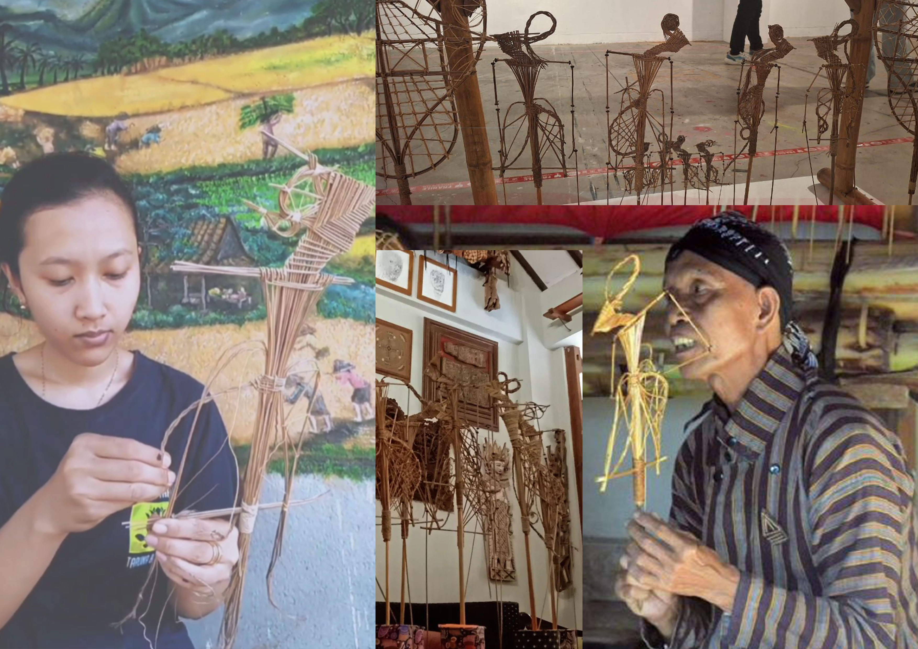DARI KIRI: Ayu salah satu murid Mbah Marsono, anak muda pelestari wayang sodo.