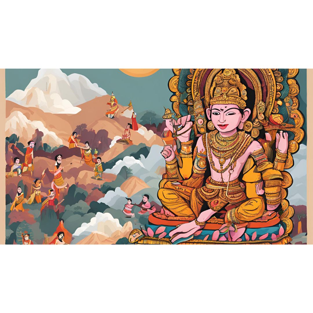 ilustrasi kisah wayang Mahabarata