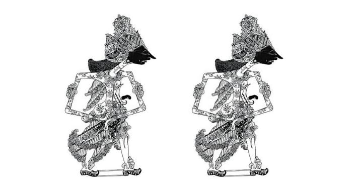 Illustrasi Wayang Batara Wisnu (Sumber gambar : Website Bu Magda)