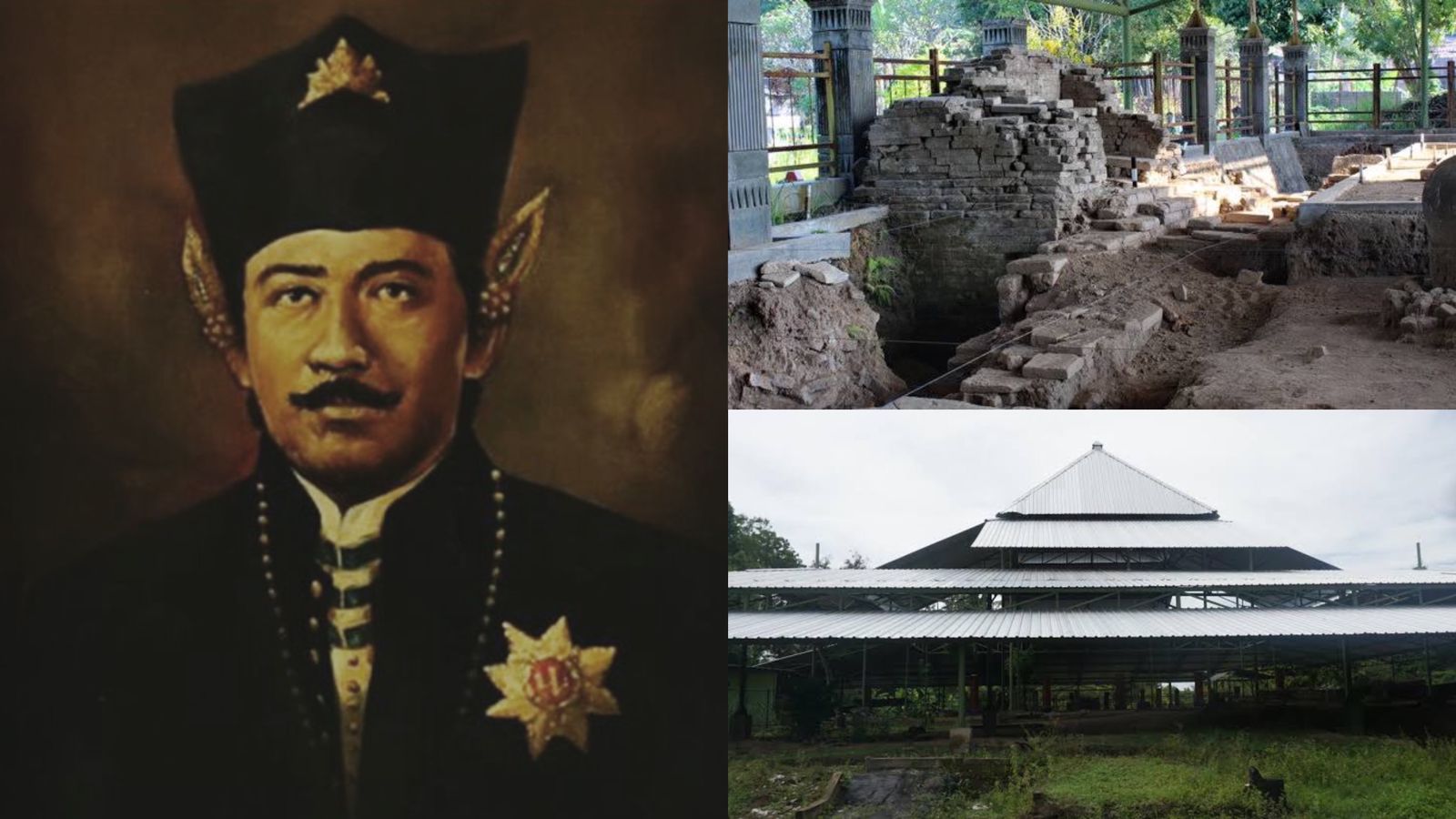 Amangkurat I, Situs Masjid Kauman Pleret.   (foto: Google/intisari.grid.id, karangtaruna.pleret.id, bamuskal.pleret.id)