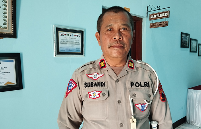 KBO Satlantas Polres Purworejo Iptu Subandi.JIHAN ARON VAHERA/RADAR JOGJA