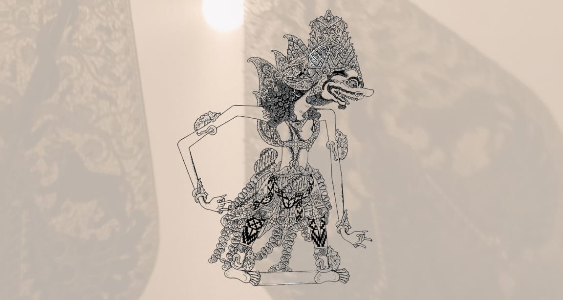 Illustrasi Wayang Prabu Jarasanda (Sumber foto: Pitoyo)