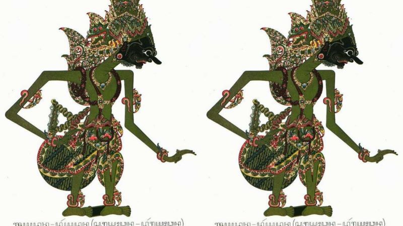 Sosok Wayang Duryudana.