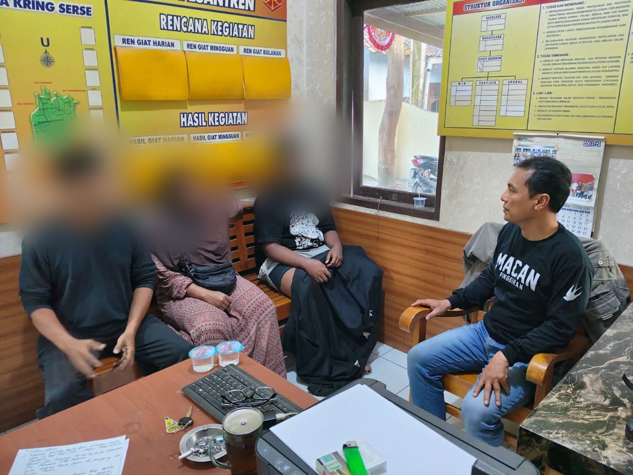 TKP: Dugaan aksi tawuran terjadi di Dusun Jetak, Sidorejo, Bandongan pada Minggu (11/8). Tetapi, berhasil digagalkan polisi dan mengamankan tiga orang.