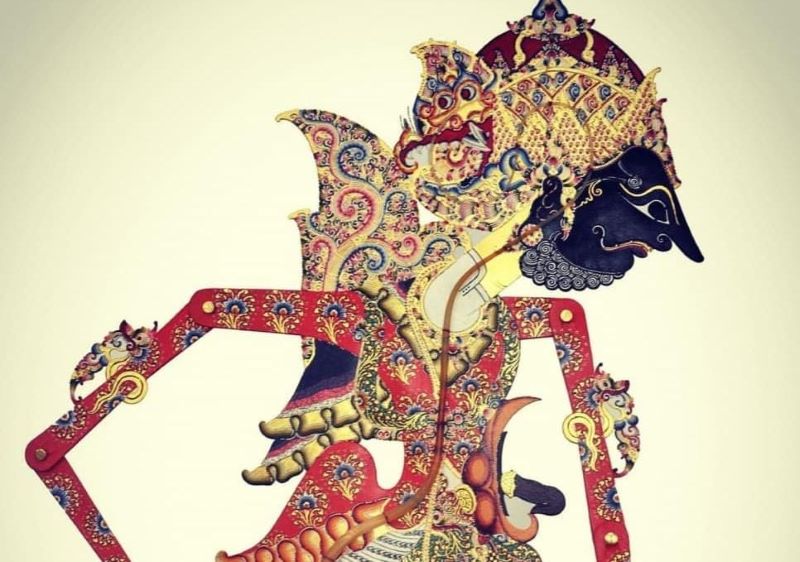 Ilustrasi wayang Batara Candra.