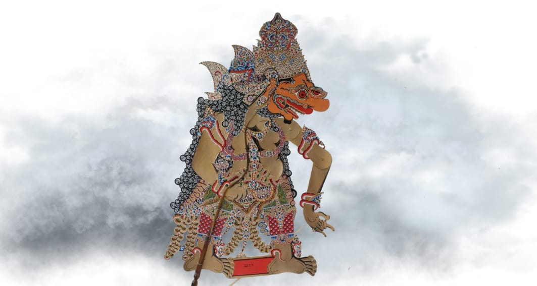 Gambar Wayang Raksasa Niwatakawaca (Sumber Gambar: Pitoyo)