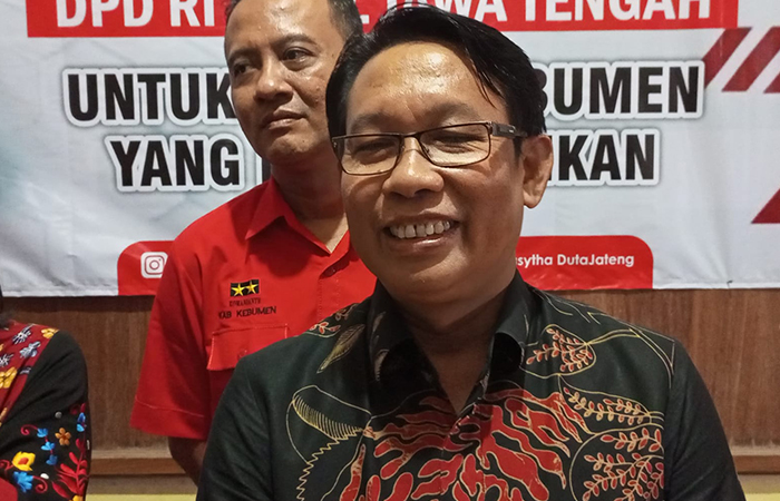 Ketua DPC PDIP Kebumen Saiful Hadi. (M Hafied/Radar Jogja)
