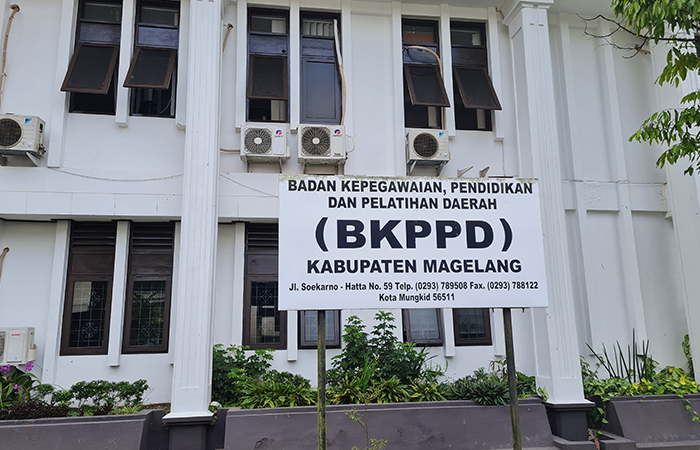 Kantor BKPPD Kabupaten Magelang.NAILA NIHAYAH/RADAR JOGJA