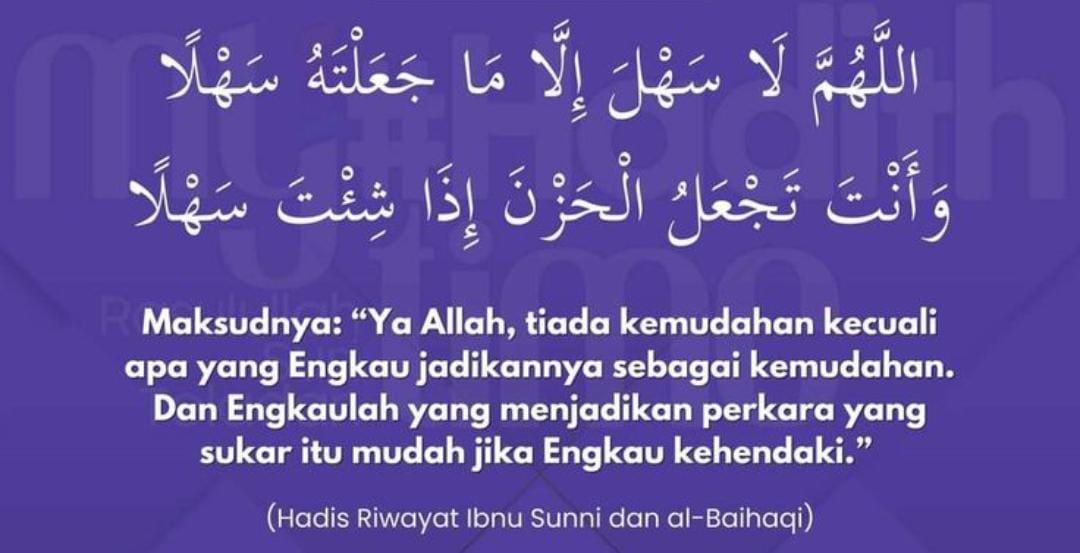 Doa Dipermudah Urusan