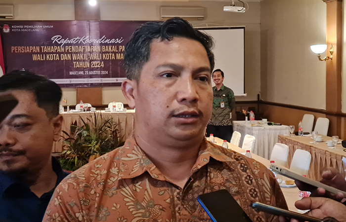 Ketua KPU Kota Magelang Misbachul Munir.NAILA NIHAYAH/RADAR JOGJA