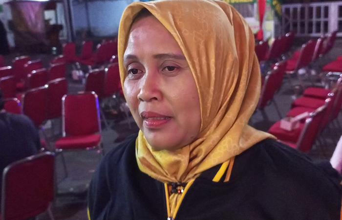 Ketua DPD Partai Golkar Kebumen Halimah Nurhayati. (M Hafied/Radar Jogja)