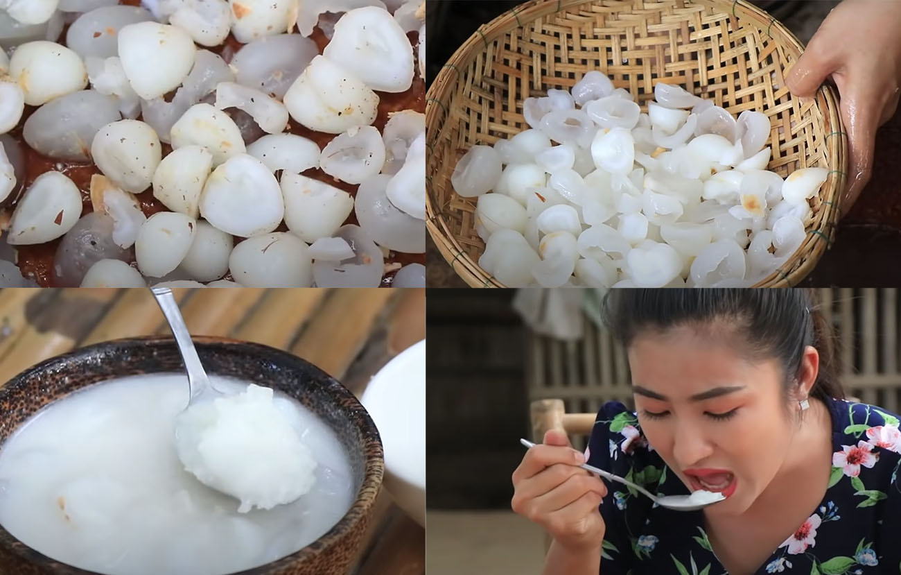 Olahan buah nipah yang kaya manfaat.