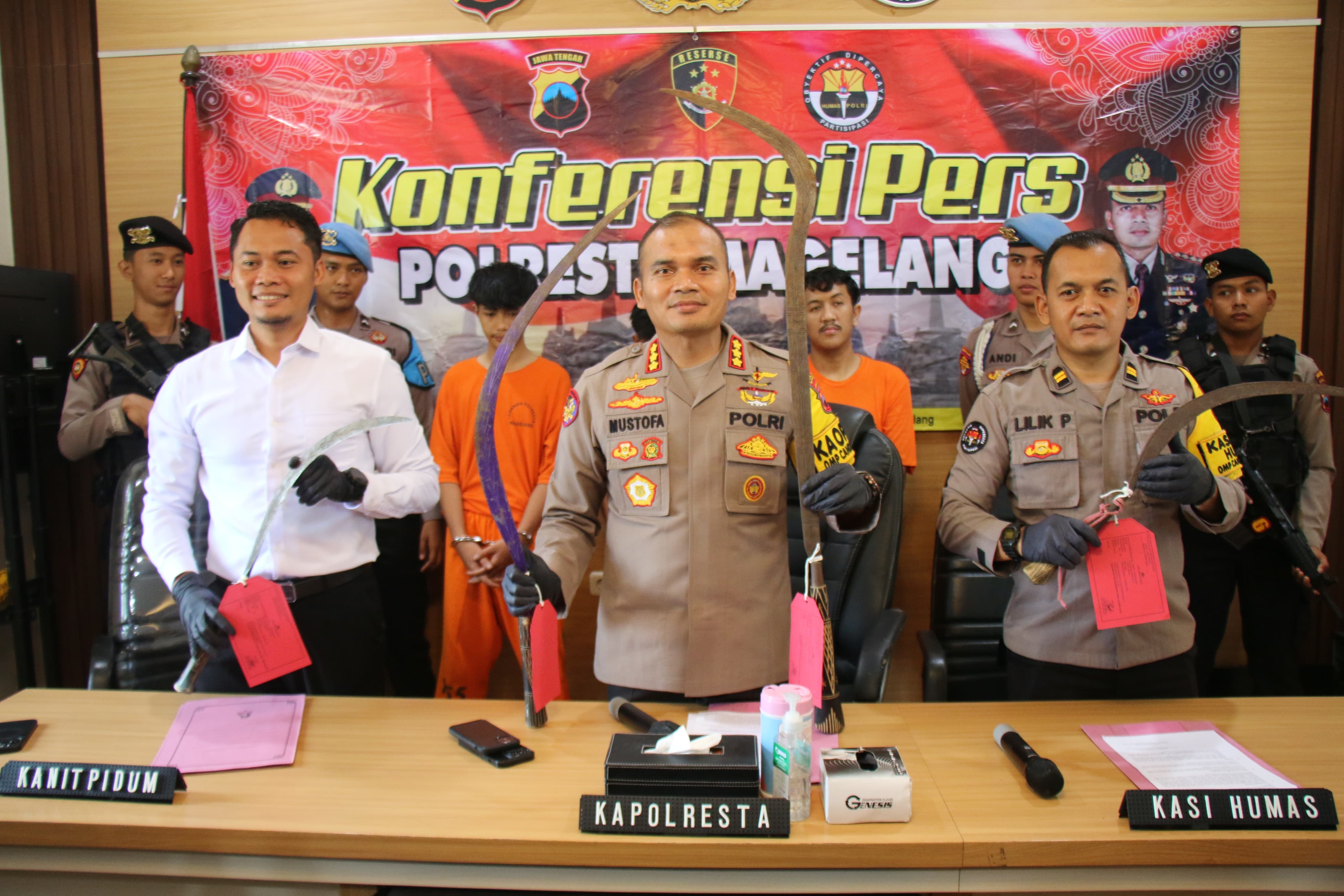 Lima Pemuda Ditangkap saat Hendak Tawuran, Satu di Antaranya Pelaku Kekerasan Seksual