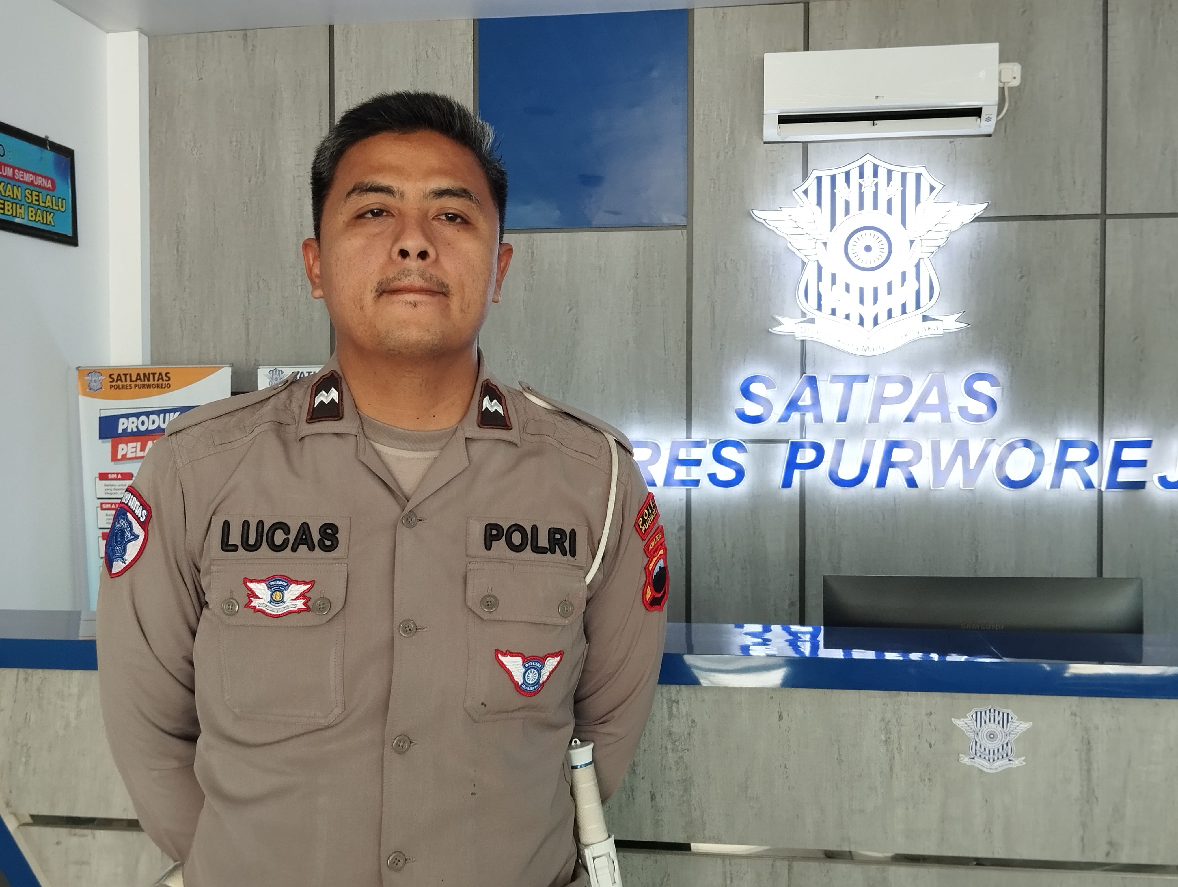 Baur SIM, Satlantas Polres Purworejo Ipda Lucas Susanto