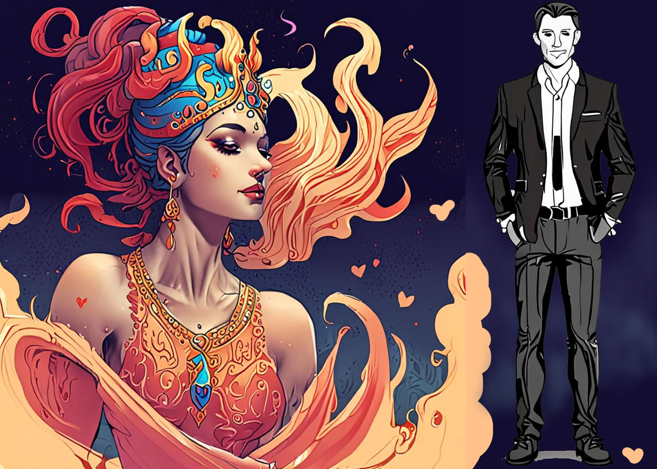 Ilustrasi manusia yang dicintai oleh jin.