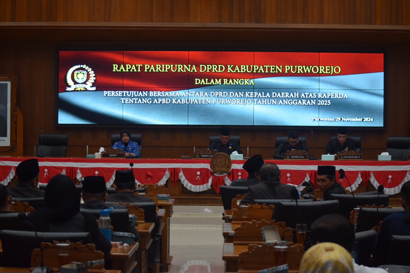 Sidang paripurna DPRD Purworejo