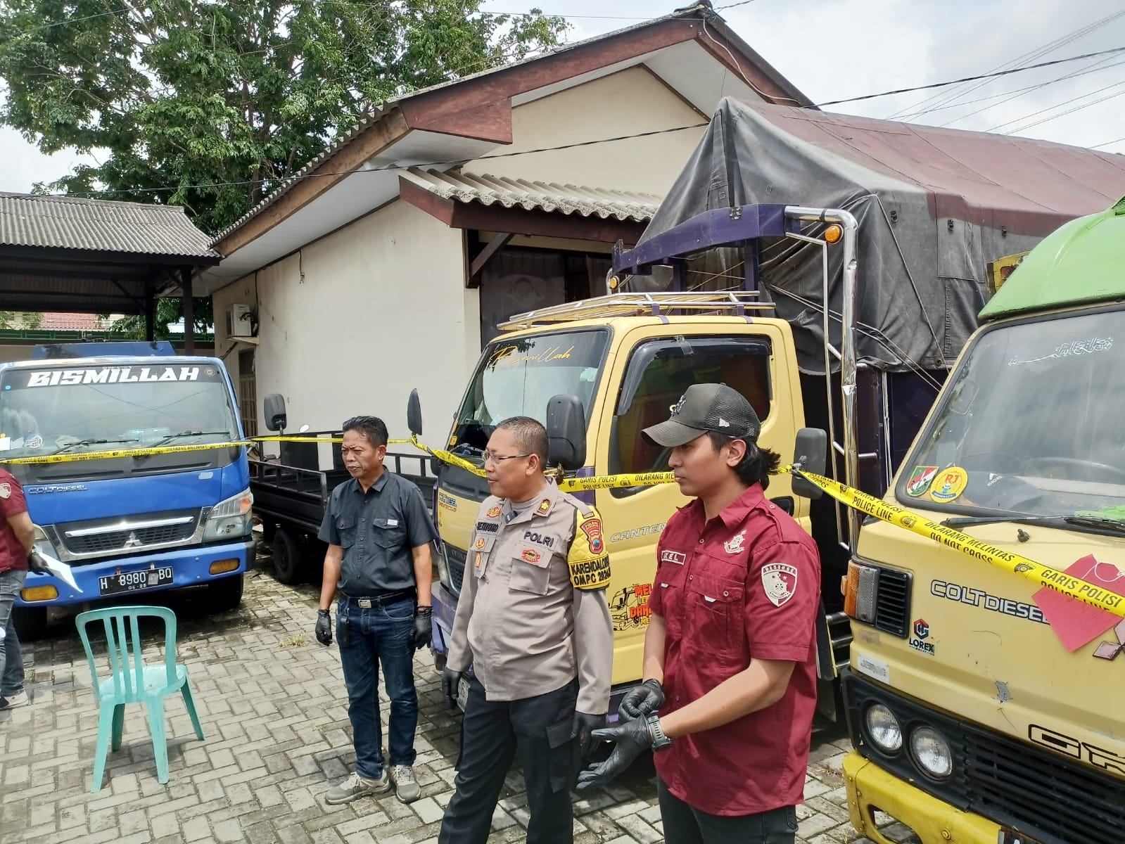 TINDAK TEGAS : Jajaran Satreskrim Polres Kebumen merilis pengungkapan kasus penyalahgunaan bahan bakar minyak (BBM) bersibsidi jenis bio solar.