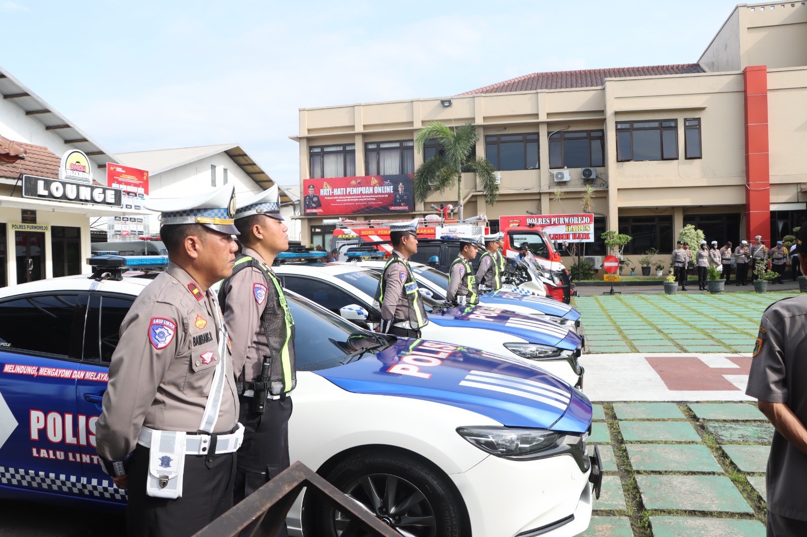Polres Purworejo untuk Radar Jogja  Apel gelar pasukan dalam rangka Operasi Lilin Candi 2024 pada Jumat (20/12).