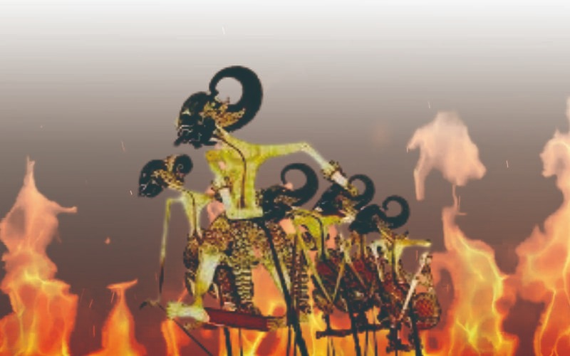 Pandawa selamat dari jebakan balai sigala-gala.