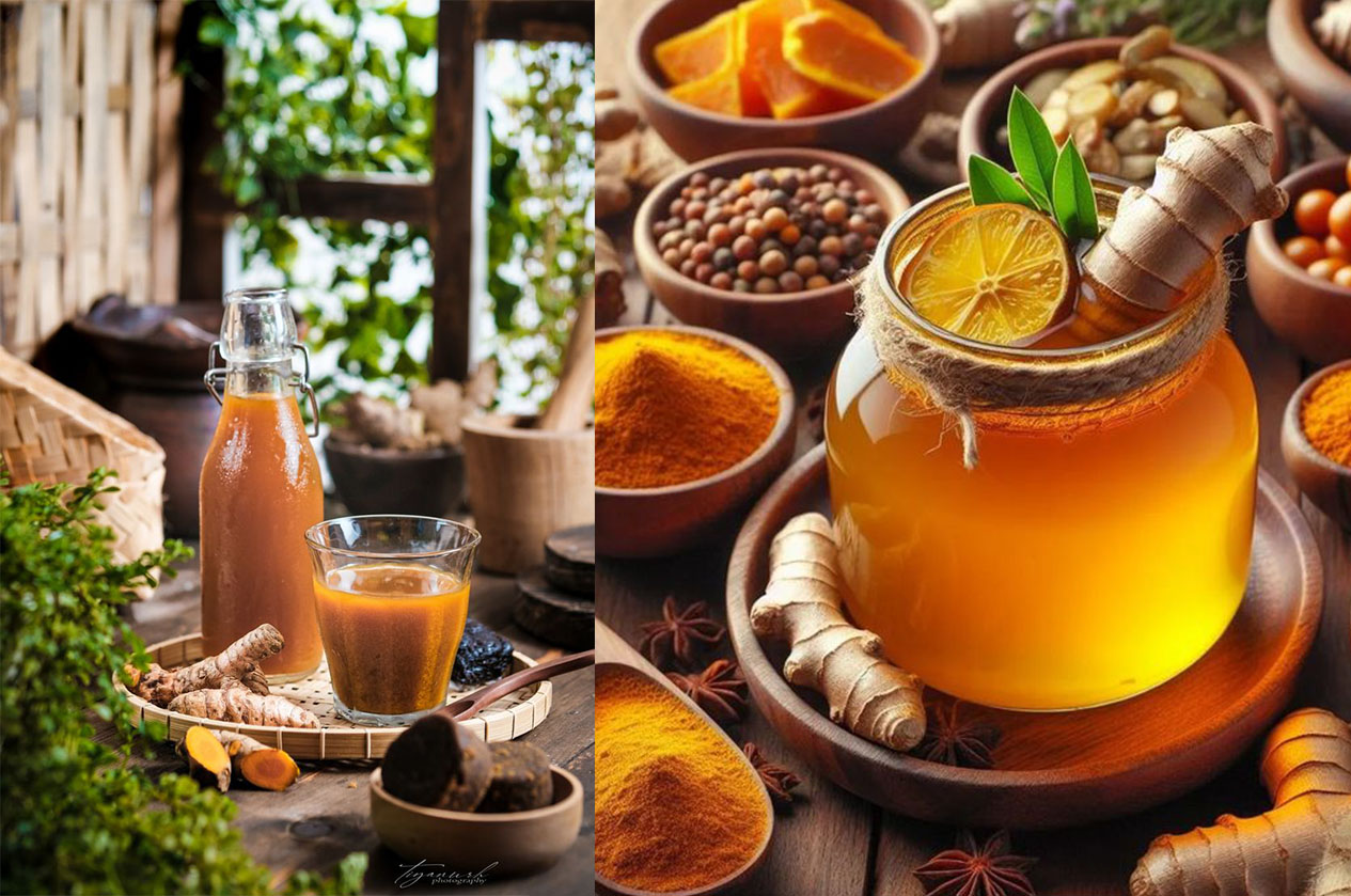 Jamu kunyit asem.