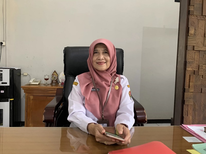 Kepala Dinas Perindustrian dan Tenaga Kerja Kabupaten Temanggung, Sri Endang Praptaningsih.