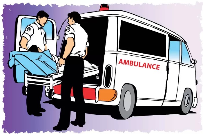 Ilustrasi ambulans