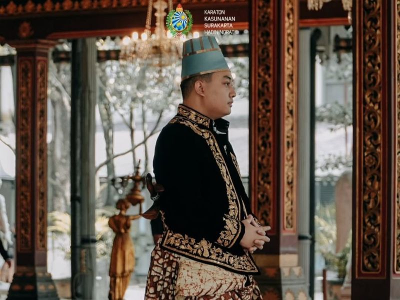 KGPAA Hamangkunegoro saat pembacaan atur belasungkawa.