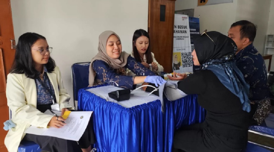 Jelang Hari Bakti Imipas, Rutan Salatiga Gelar Aksi Sosial.