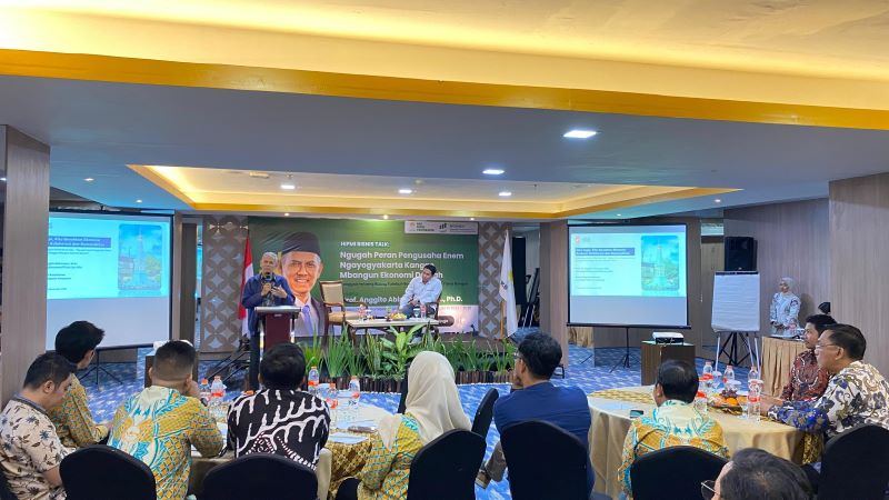 FOKUS: Suasana HIPMI Bisnis Talk yang digelar di Hotel 101 Urban Heritage Sabtu (15/11).