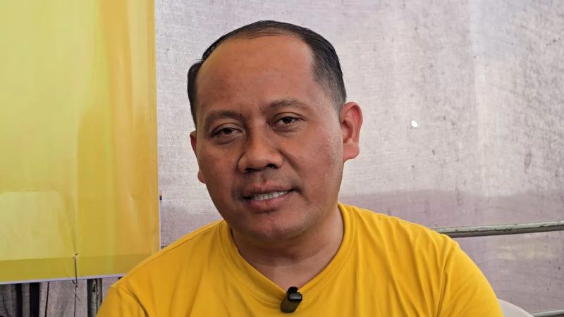 Heru Setyawan, pengurus Partai Golkar Sragen yang kini ditahan atas kasus dugaan penipuan dan penggelapan.