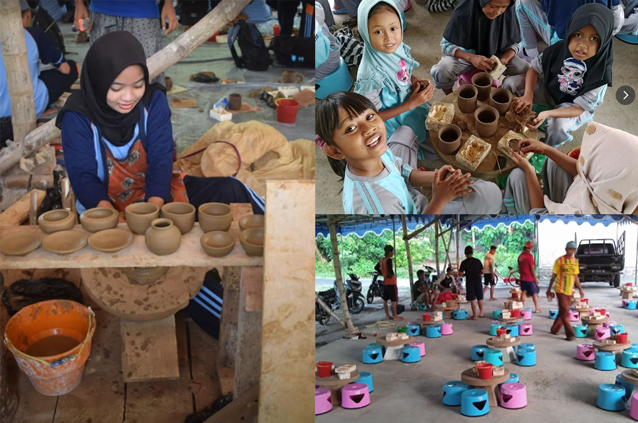 Gerabah Melikan Kecamatan Wedi, Kabupaten Klaten.