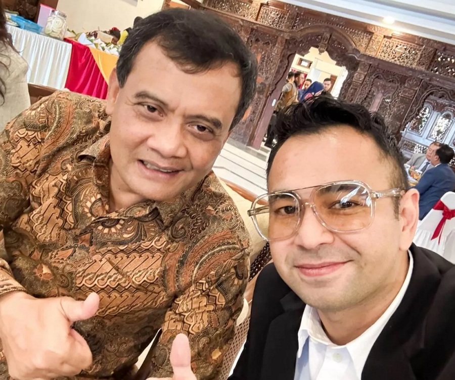 Foto Raffi Ahmad dan Gubernur Jateng Ahmad Luthfi yang diunggah di akun Instagram suami Nagita Slavina.