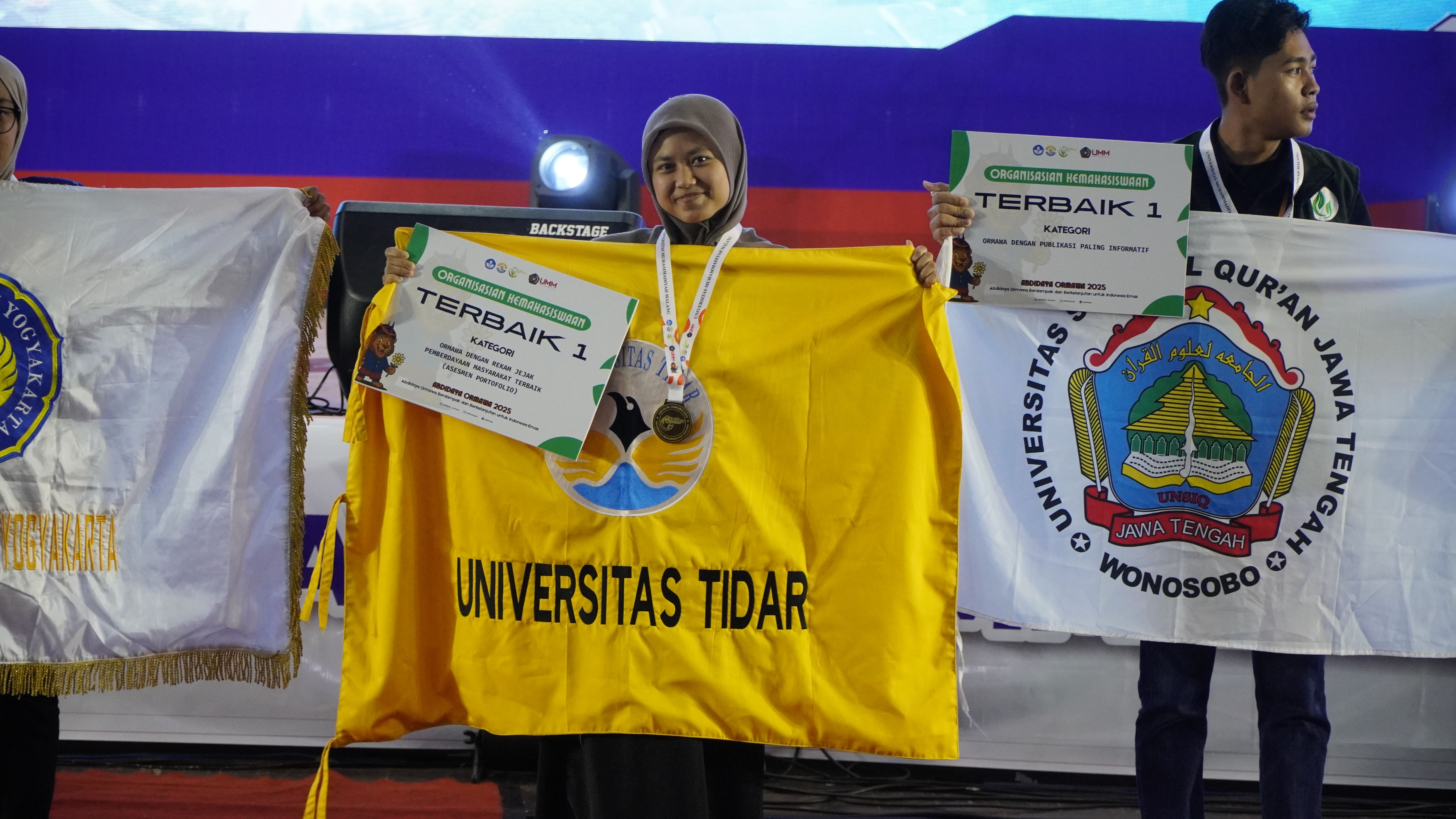 Untidar memborong tujuh penghargaan pada gelaran&nbsp;Abdidaya PPK Ormawa 2025 di Universitas Muhammadiyah Malang (UMM).