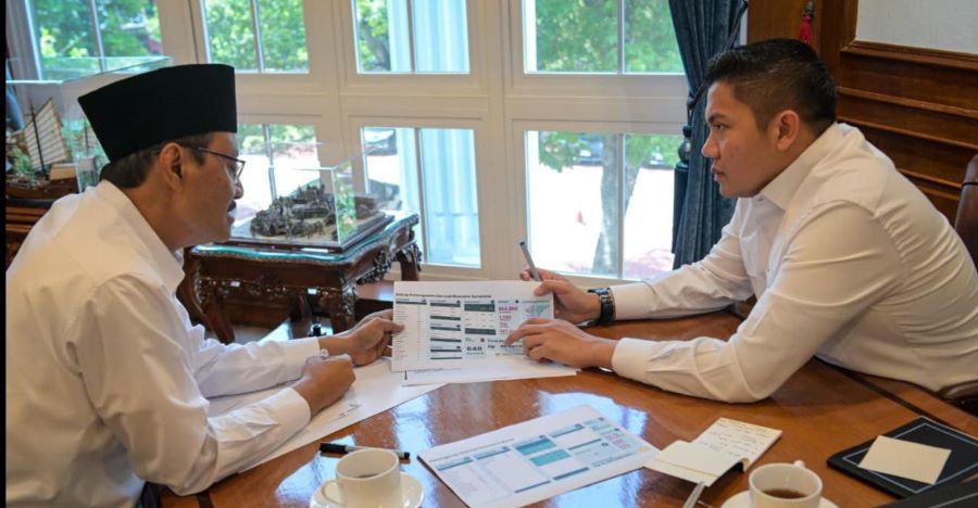 Mensos Gus Ipul bertemu Letkol Teddy Bahas Skema Santunan BLT Korban Bencana Sumatera