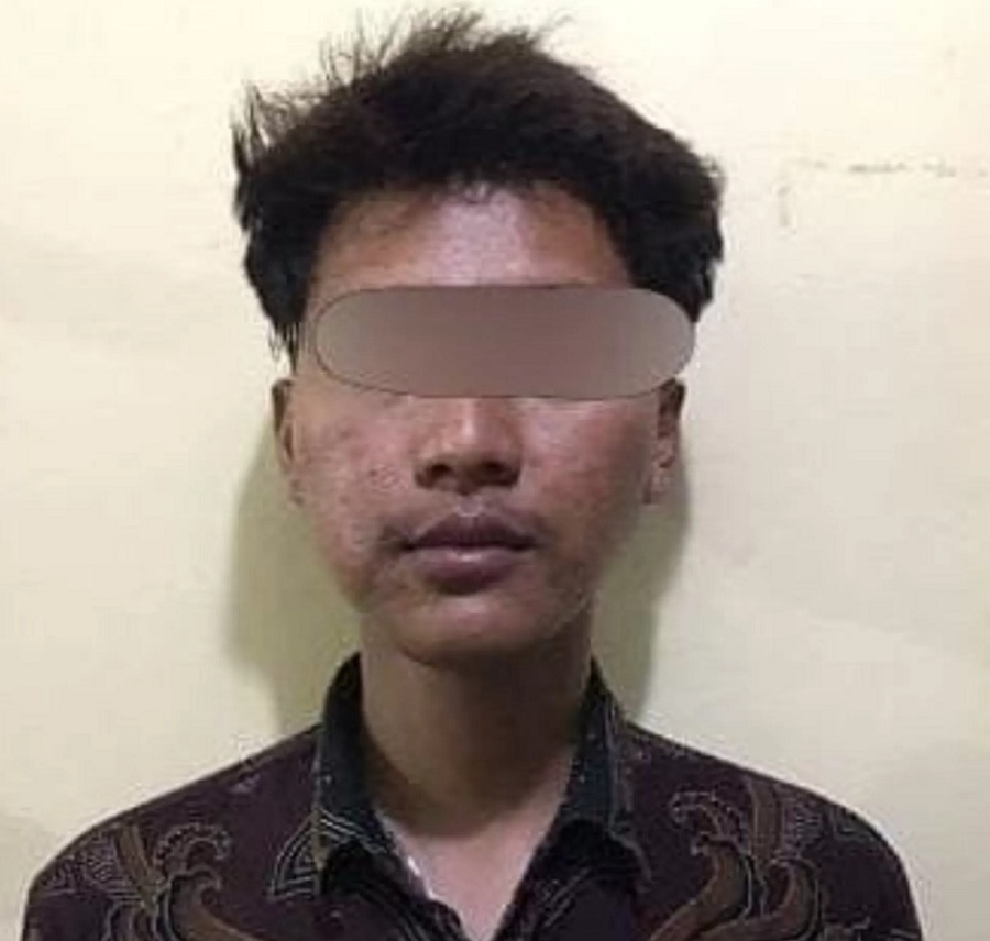 Satriya Yoga Kurniyanto, 21, warga Sumberlawang, Sragen ditangkap polisi atas kasus pemerkosaan gadis 13 tahun asal Klaten.