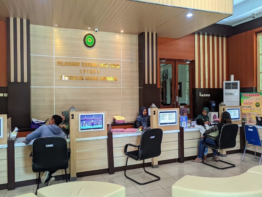 PA Wonogiri sepanjang 2025 mencatatkan ada 1.703 perkara.perceraian.