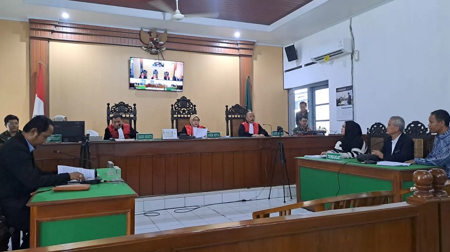 Sidang gugatan gelar PB XIV Purbaya di PN Solo, Kamis (5/2/2026).  &nbsp;